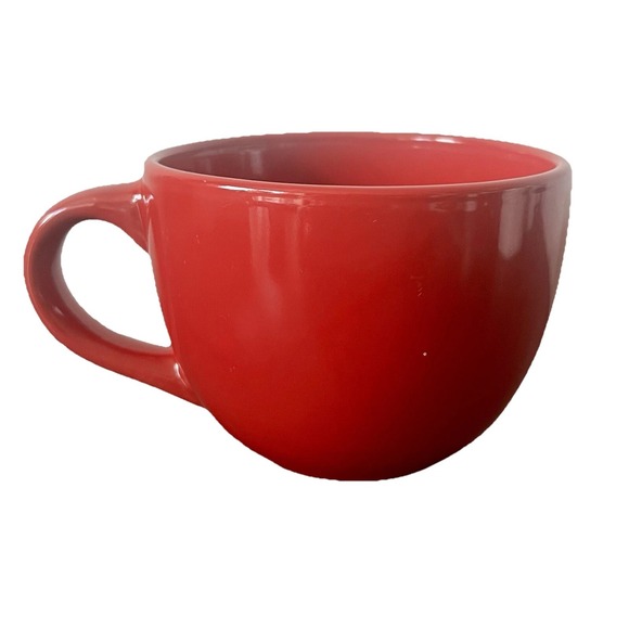 Robert Stanley Home Collection Red Mug For Coffee Tea Soups (Heavy) - Picture 1 of 5